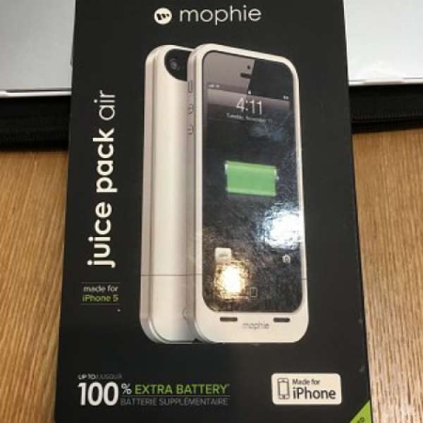 mophie juice pack air made for iPhone 5 / 5s / SE 充電器