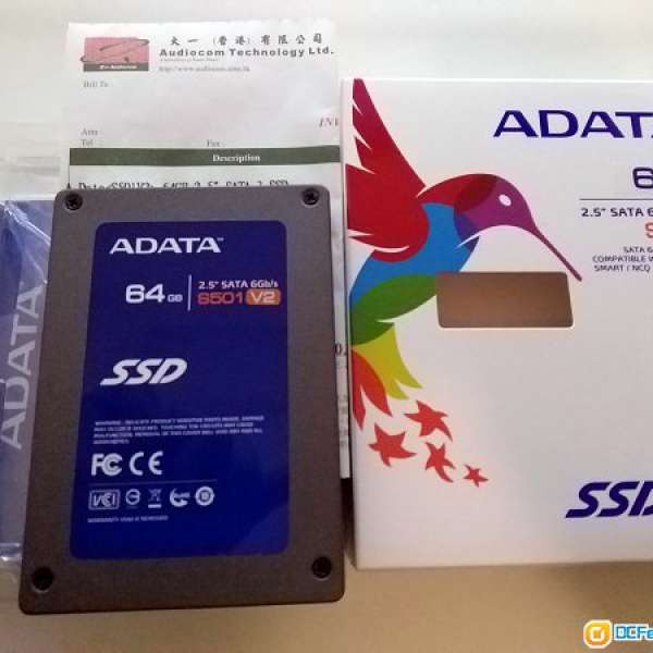 ADATA S501 V2 SATA 6Gb/s SSD 行貨有單