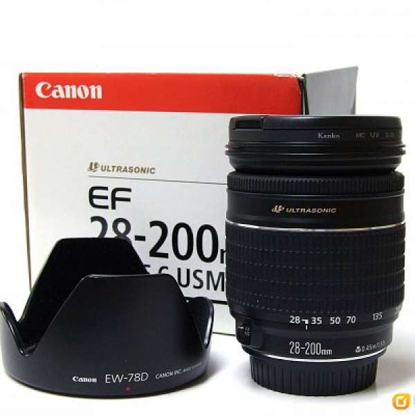 Canon EF 28-200mm F3.5-5.6 USM 全片幅天涯鏡