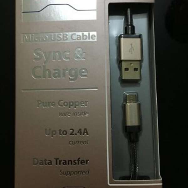 Verbatim Metallic Charge & Sync Micro USB Cable 200cm