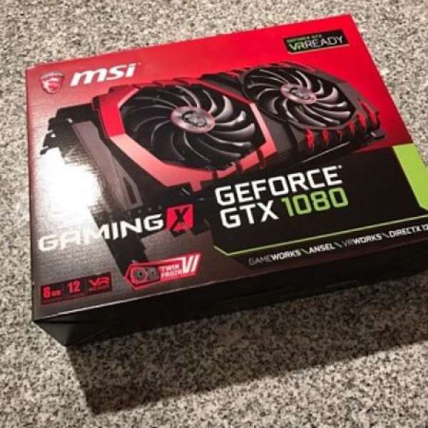 全新MSI GTX 1080 X Gaming 8GB