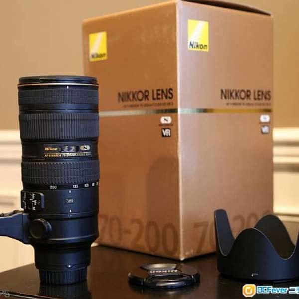 Nikon AF-S 70-200mm f/2.8G ED VR II (小黑六，LB6) - 95%新行貨，一年鏡，送 B+W UV