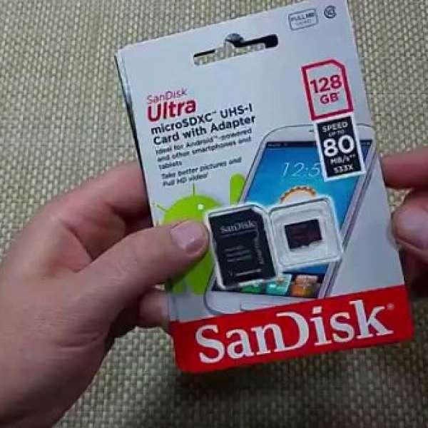SanDisk 128GB Micro SDHC Card