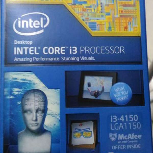 Intel Core i3-4150 3.5GHz 3MB cache LGA1150