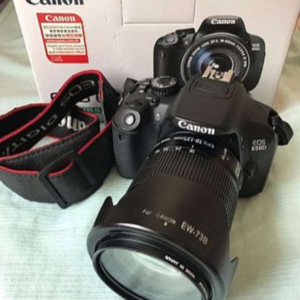 Canon 650d + 18-135 is stm 95%new