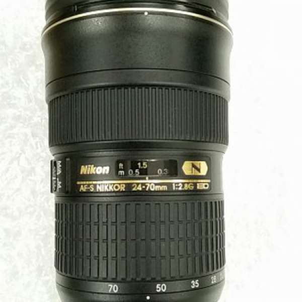 Nikon AF-S 24-70mm f/2.8G ED - 98%新, 大舖行貨，送 UV filter