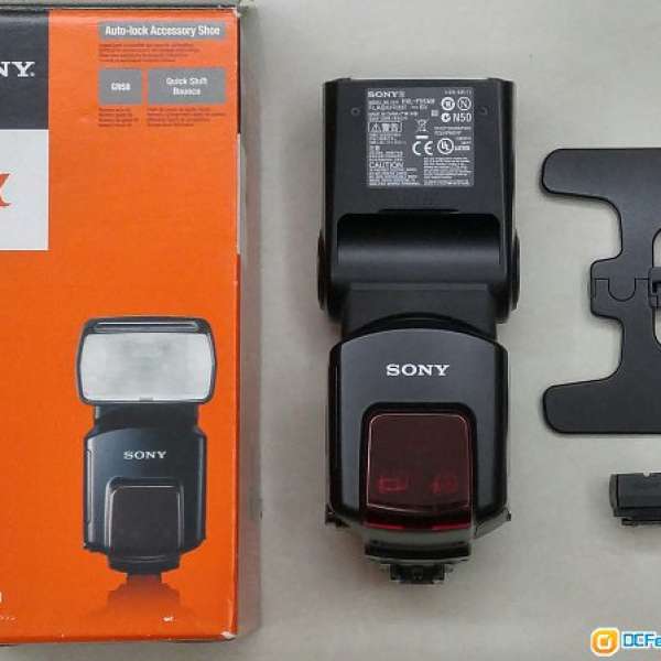 95新 Sony HVL-F58AM Flash 外置閃光燈 ADP-MAA 熱靴轉換器 a7rii a7sii a99