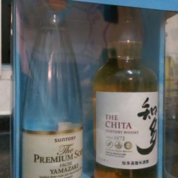 知多 Chita Single Grain Whisky 及特別版Premium Soda from Yamazaki 有盒