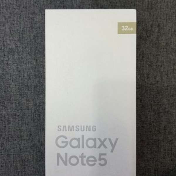 【全新未開封】Samsung Galaxy Note5 N9200 Dual Sim (32GB，金色，港版，有單據，1...