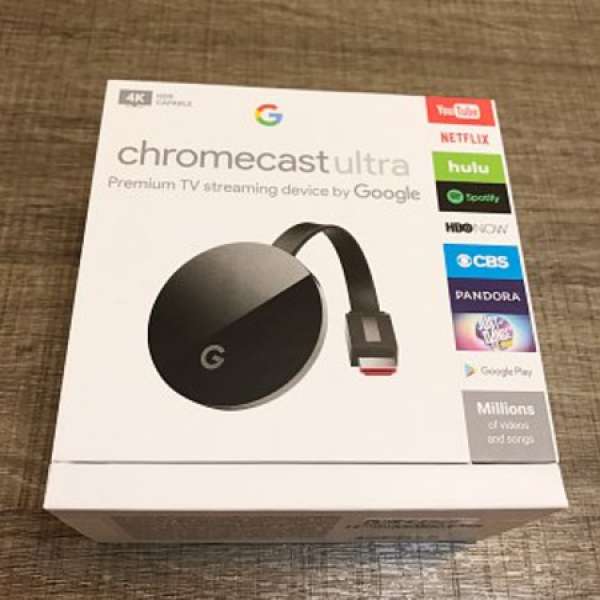 全新未開封 Google Chromecast Ultra 第三代支援4k HDR