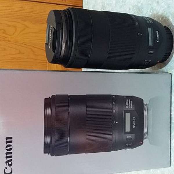 Canon 70-300llusm 連filter 95%新$3000少用