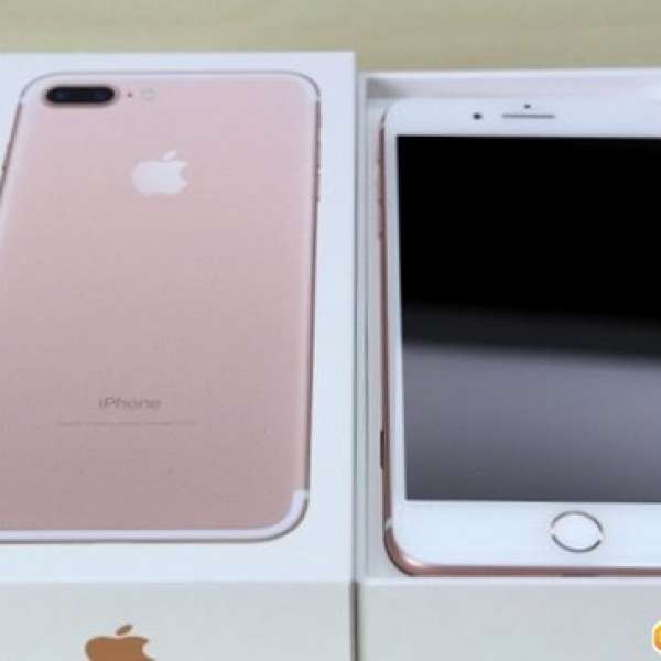 粉紅色iPhone 7 plus 128gb