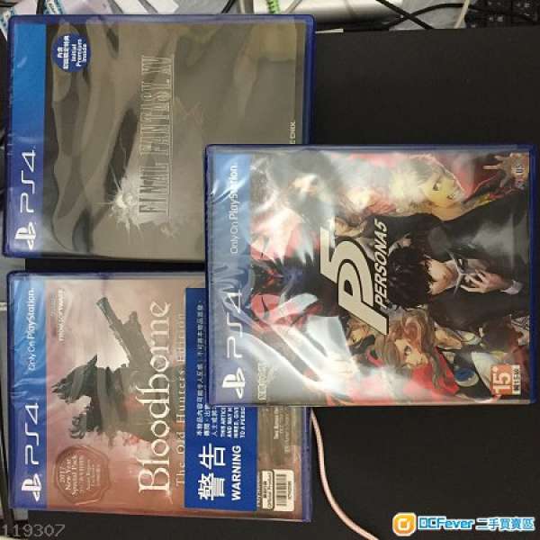 3隻 PS4 中文版games 共$650