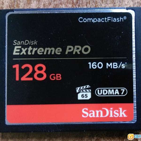 SanDisk 128GB UDMA7 160MB/s CF card