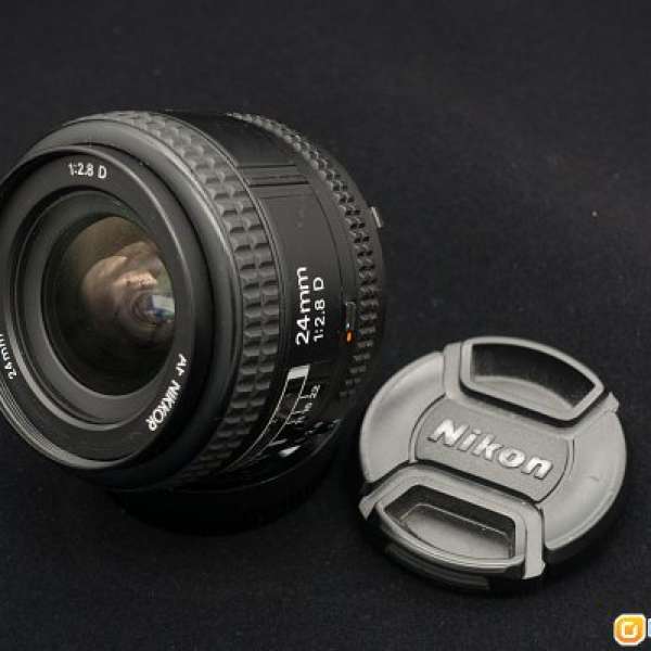 Nikon AF D Nikkor 24mm F2.8D 全幅鏡 行貨有單有盒