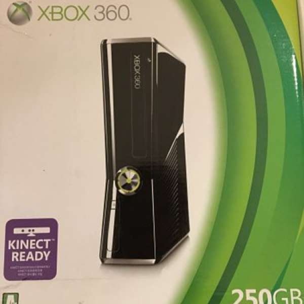 Xbox 360 slim 250GB 連多隻game. xbox360.