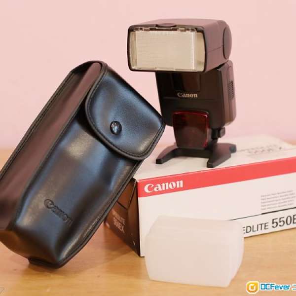 Canon 550EX 閃光燈連白膠罩