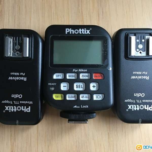 Phottix Odin for Nikon 一代 1 transmiter, 2 receivers