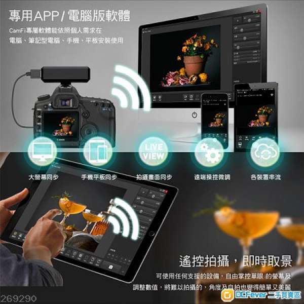 Cam-Fi 單反無線wifi拍攝