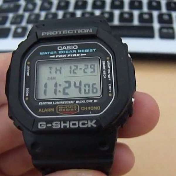 90% new Casio G shock DW-5600E-1