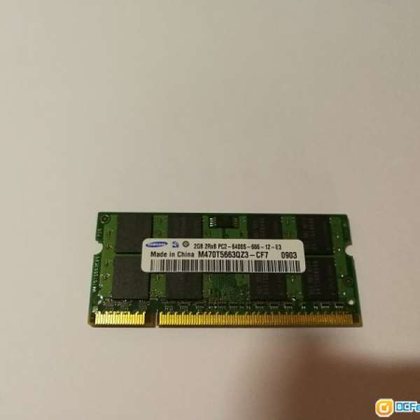SAMSUNG 2GB DDR2 6400S NOTBOOK RAM