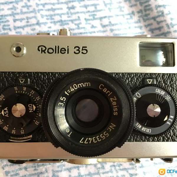 Rollei 35 Carl Zeiss 40mm f3.5 Tessar Lens （UV Filter）