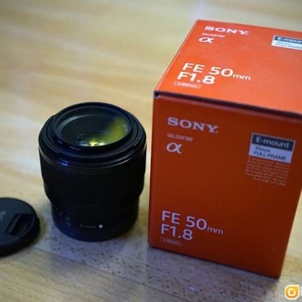 Sony SEL50F18F full frame 行貨連Filter