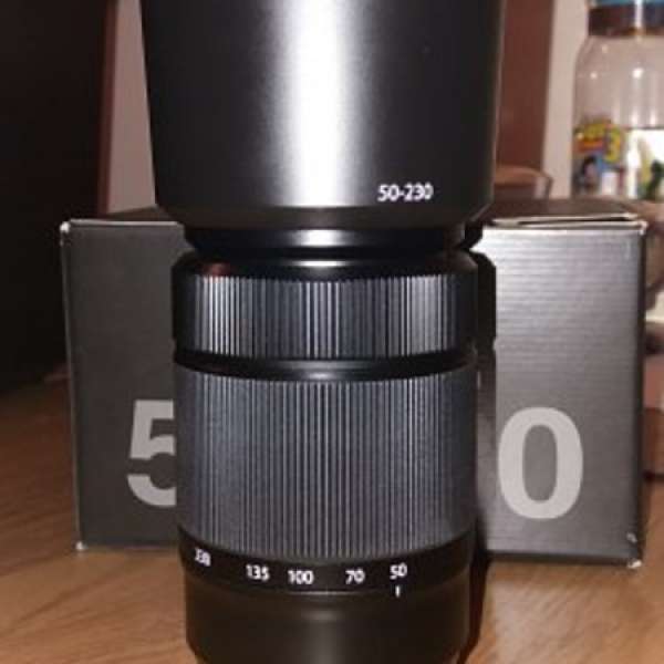 極新淨黑色Fujifilm 50-230mm OIS II連B+W filter