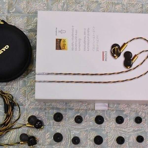 95%新Onkyo E900M 旗艦入耳式耳機，日本水貨