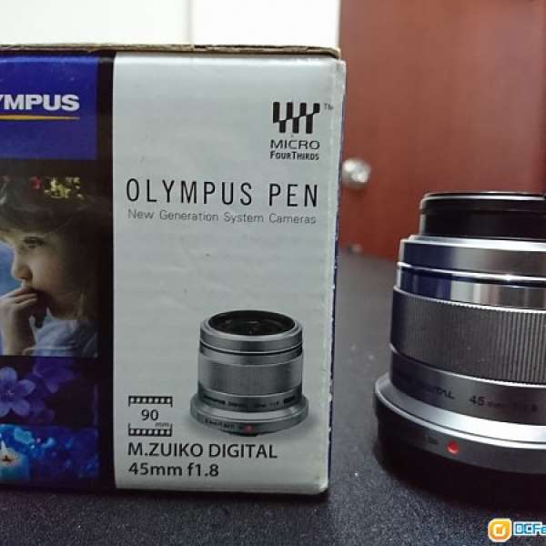 Olympus 45mm f1.8 m43 銀色 (panasonic)