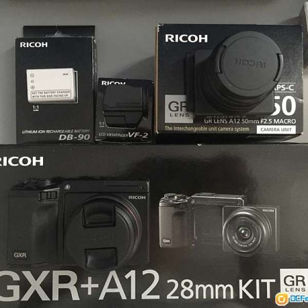 Ricoh GXR A12 50mm + 28mm交換RICOH GRII/ FILM RICOH (GR1,GR1S,GR1S)