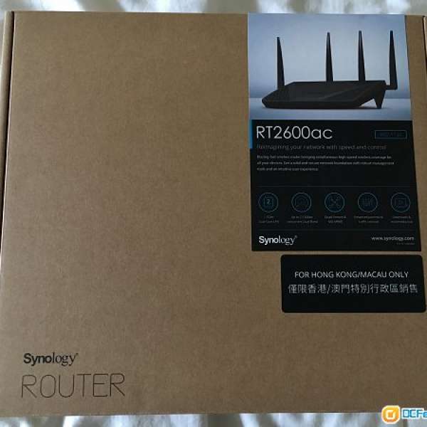 Synology RT2600ac router 行貨 98% 新