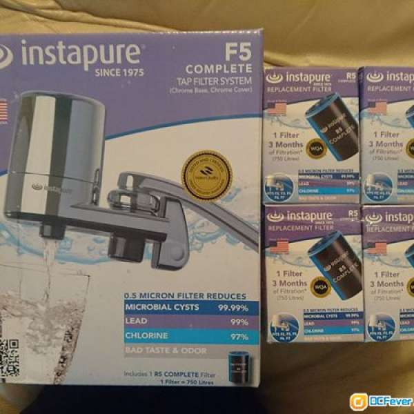 美國品牌 Instapure F5 濾水器 + 4個原裝濾芯
