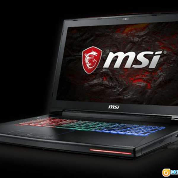 MSI GT72VR 7RE 17inch gaming notebook