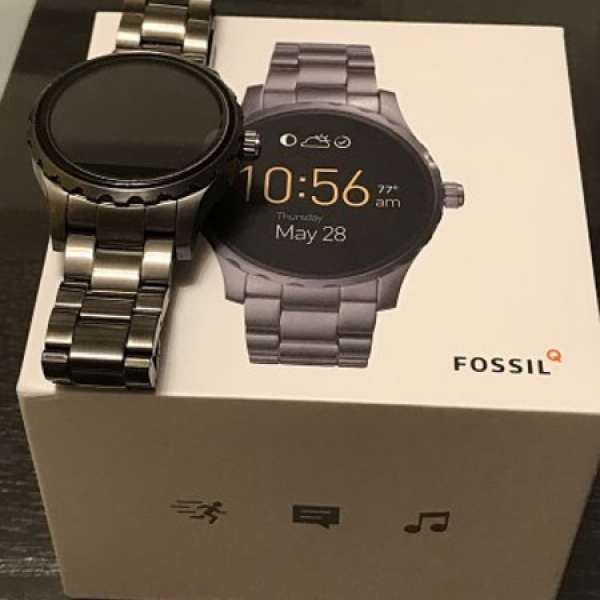 Fossil Q Marsha 智能手錶 鋼帶少用 有長保養