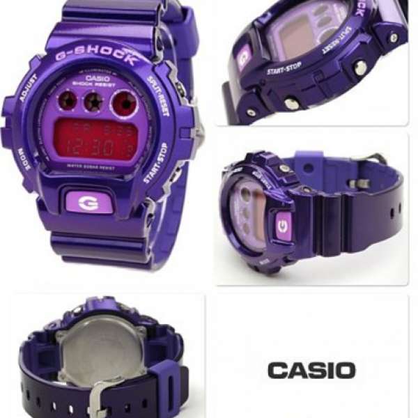 CASIO G-Shock  DW-6900cc 大熱紫色 手錶