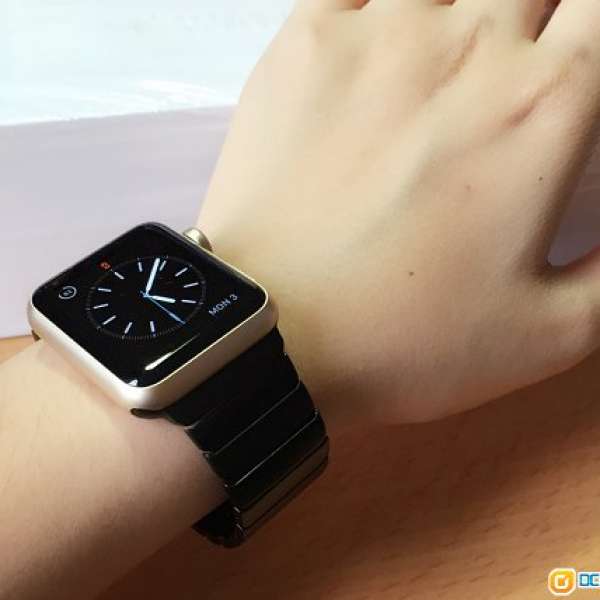 99%新 iPhone apple watch Series 1 38mm 配多款錶帶