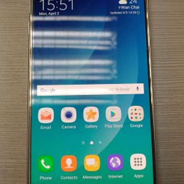 85%-90%新Samsung Note 5金色双咭32GB