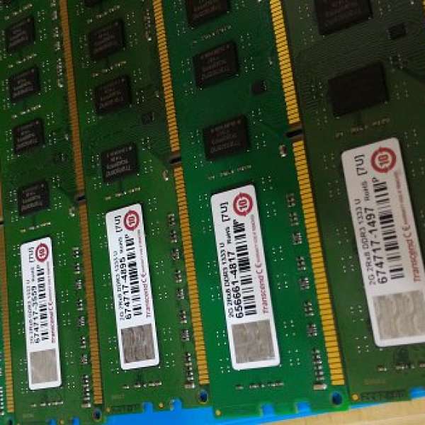 TRANSEND DDR3 2GB RAM 1333U 40$per1