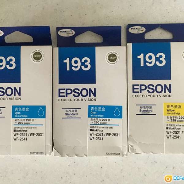 Epson 墨盒 Ink Cartridge WF-2521/31/41