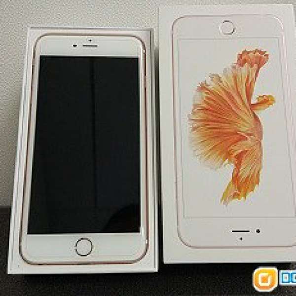 iPhone 6S Plus 128GB 玫瑰金色 完全沒有花 有保養 未開封的全新配件 有盒