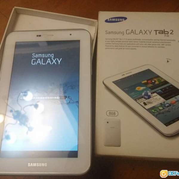 Galaxy Tab 2 (7.0) P3100 9成新 齊配件
