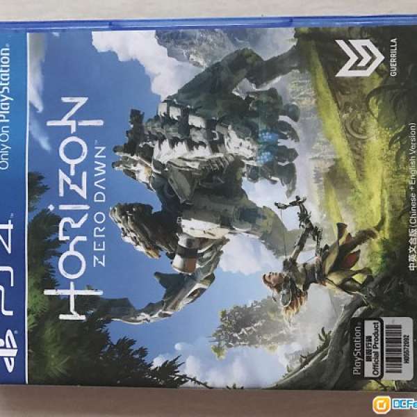 PS4 game horizon zero dawn 地平線 可換game