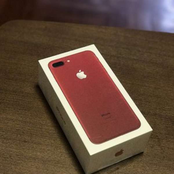 全新未開封 iPhone 7 Plus 128GB Red 香港行貨送靚玻璃保護貼