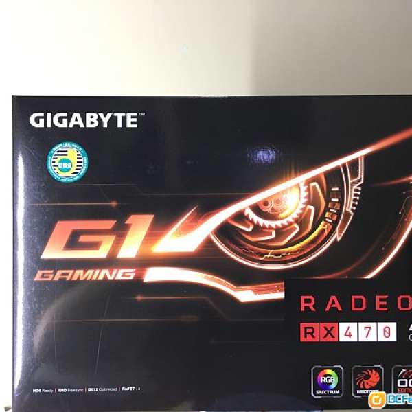 GIGABYTE RX470 4GB 99%New 只上過機測試