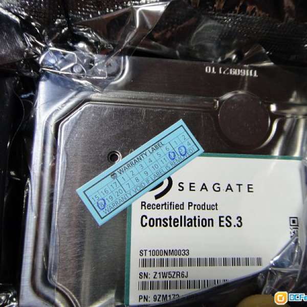 SEAGATE ES.3系列 1TB 7200轉128M SATA3 企業级硬盘(ST1000NM0033)