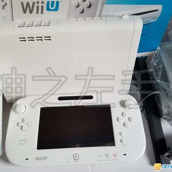 wii u wiiU 新淨靚機，美版英文機white 雙破解+320G HD