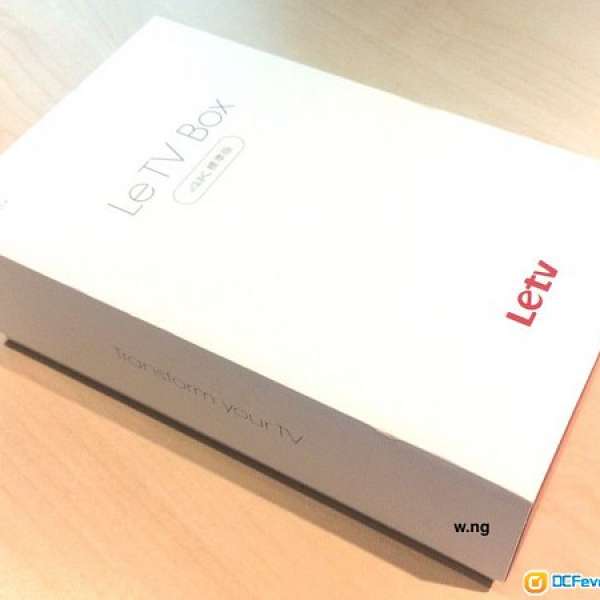 [NEW未用] LeTV Box 樂視盒子 4K 3D 2GB RAM 標準版 Le TV (LeEco 香港版 原裝行貨)