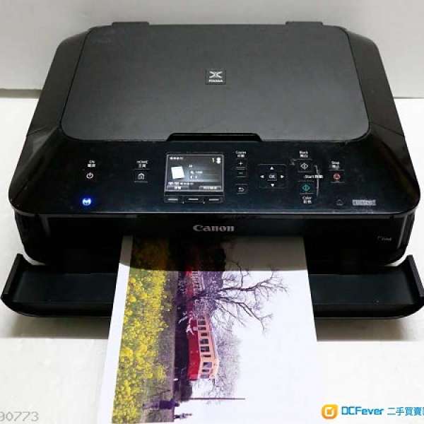 出單印相可印CD 5色墨盒無塞頭良好Canon MG 5470 Scan printer <經App印相>WIFI>