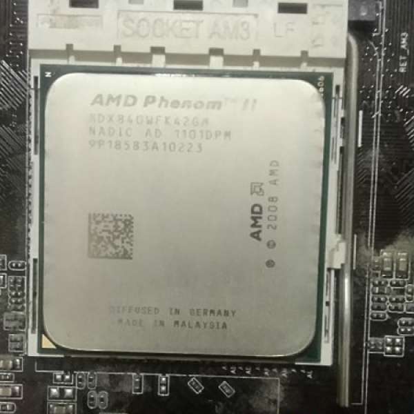 AMD Phenom II X4 840 w/Fan + Asrock主板 + Consair 4GB Ram + WD 500GB HDD